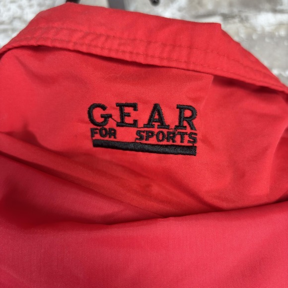 Nebraska Jacket Men's Large Hooded Waterproof Sports 90's Nylon - Picture 5 of 10